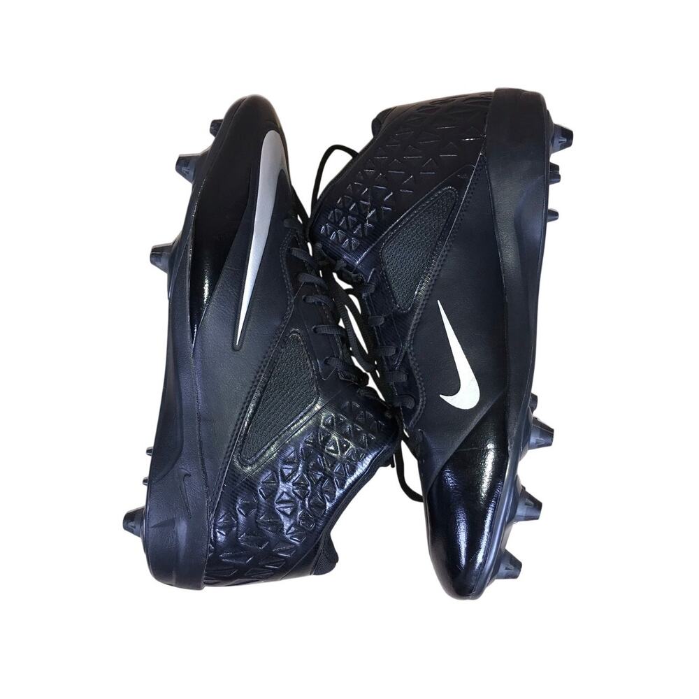 2015 Nike Football Cleats Men’s Size 13 Lunar Code Pro 3/4 D 'Oakland Raiders' - Picture 4 of 8